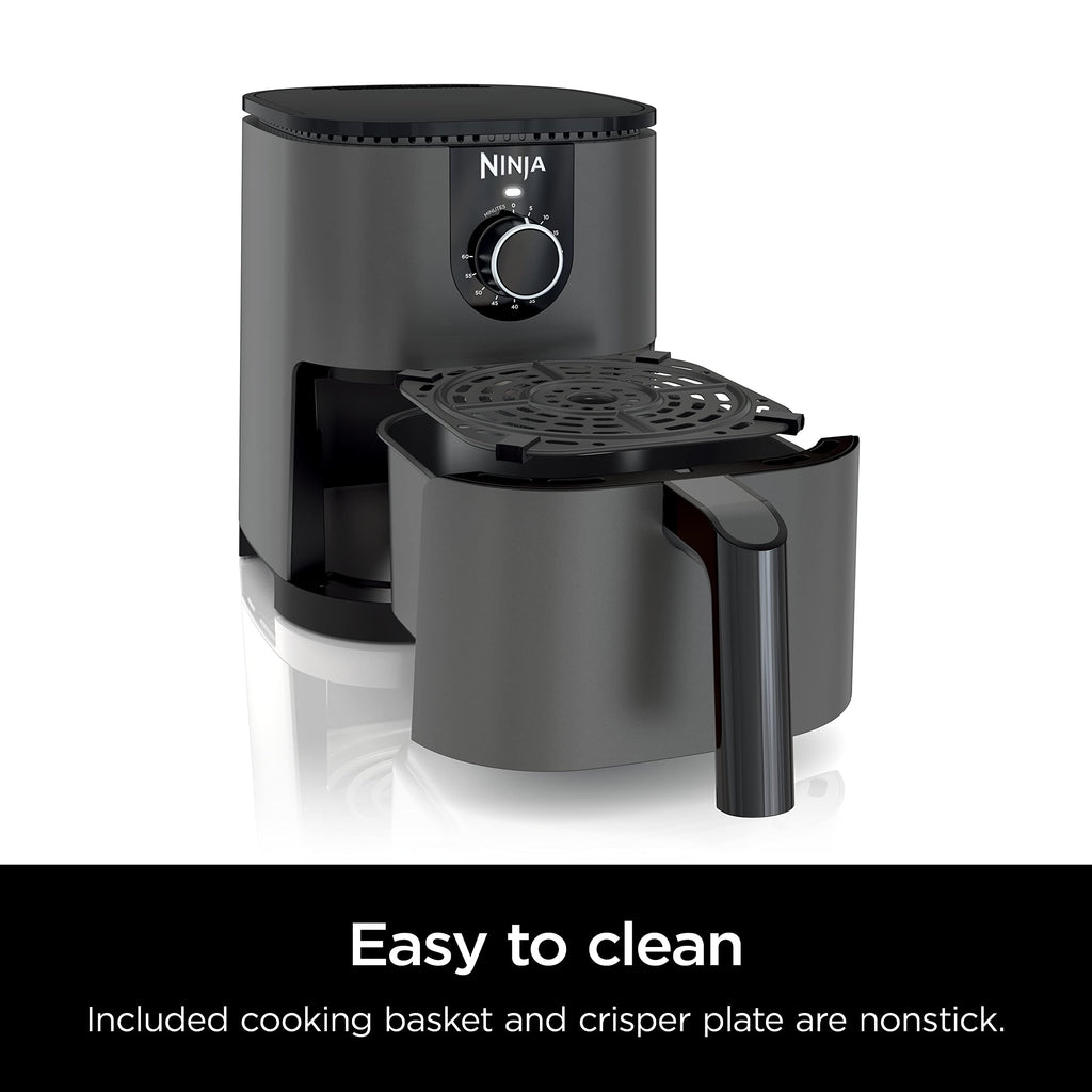 Mini Air Fryer, 2 Quarts, Nonstick, Grey M1088