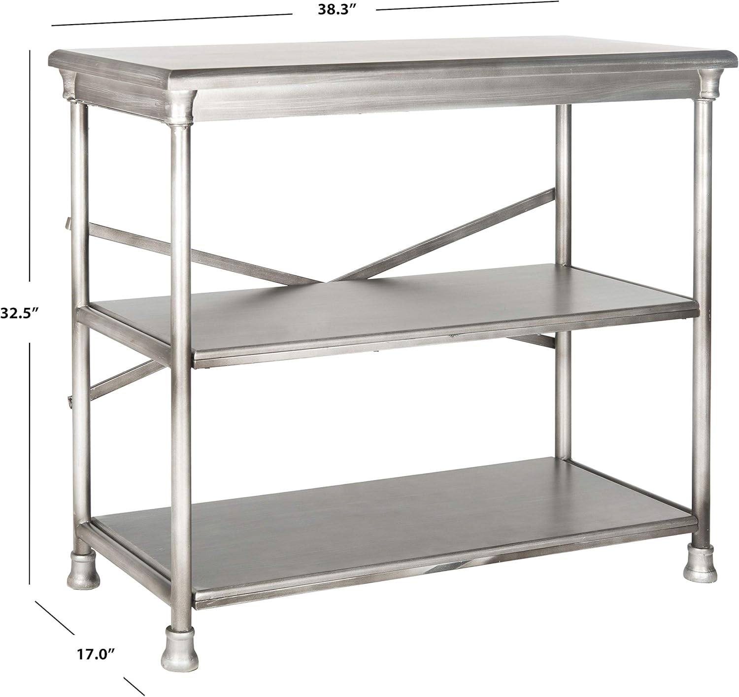 Dark Silver Medium Bookcase B776850