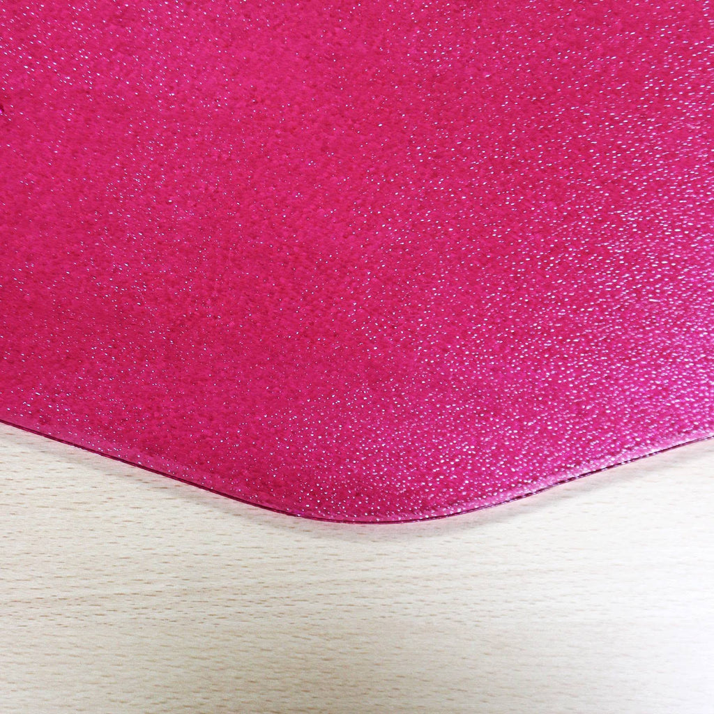 Cerise Pink Polycarbonate Chair Mat J55559