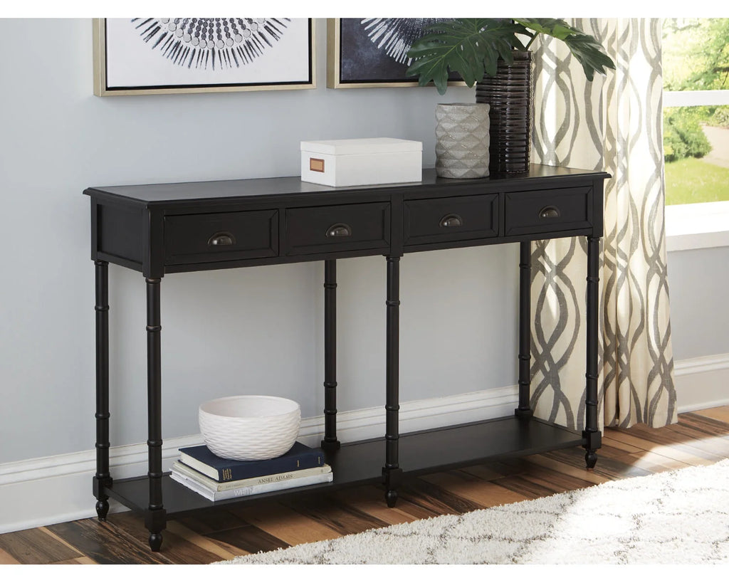 Black Sofa/Console Table D3268