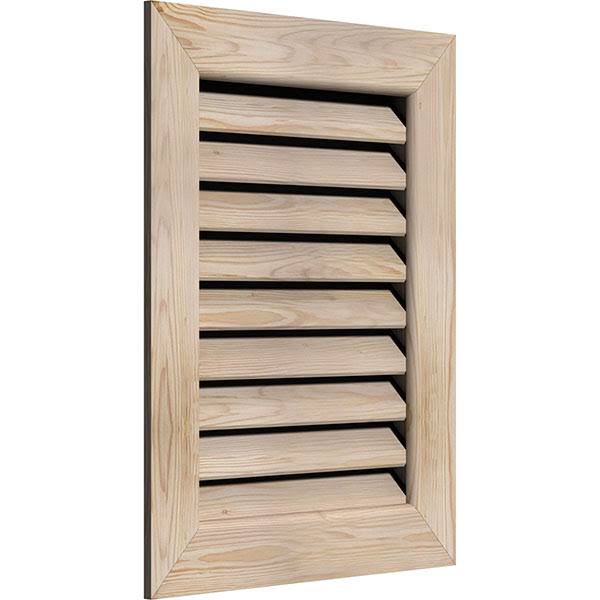 28-in W x 22-in H Vertical Gable Vent Unfinished Smooth Pine K343354