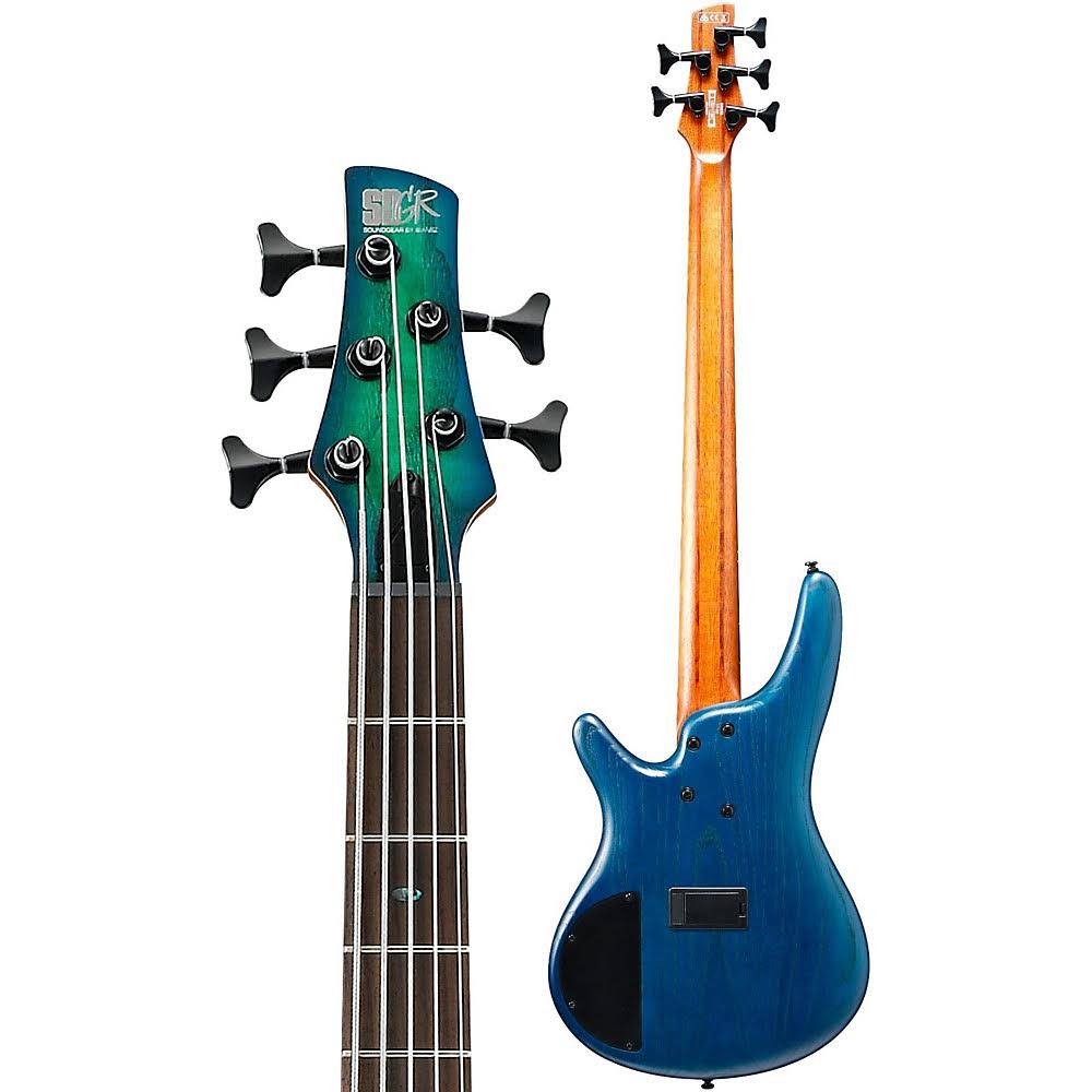 Surreal Blue Burst 5-String Electric Bass V886394