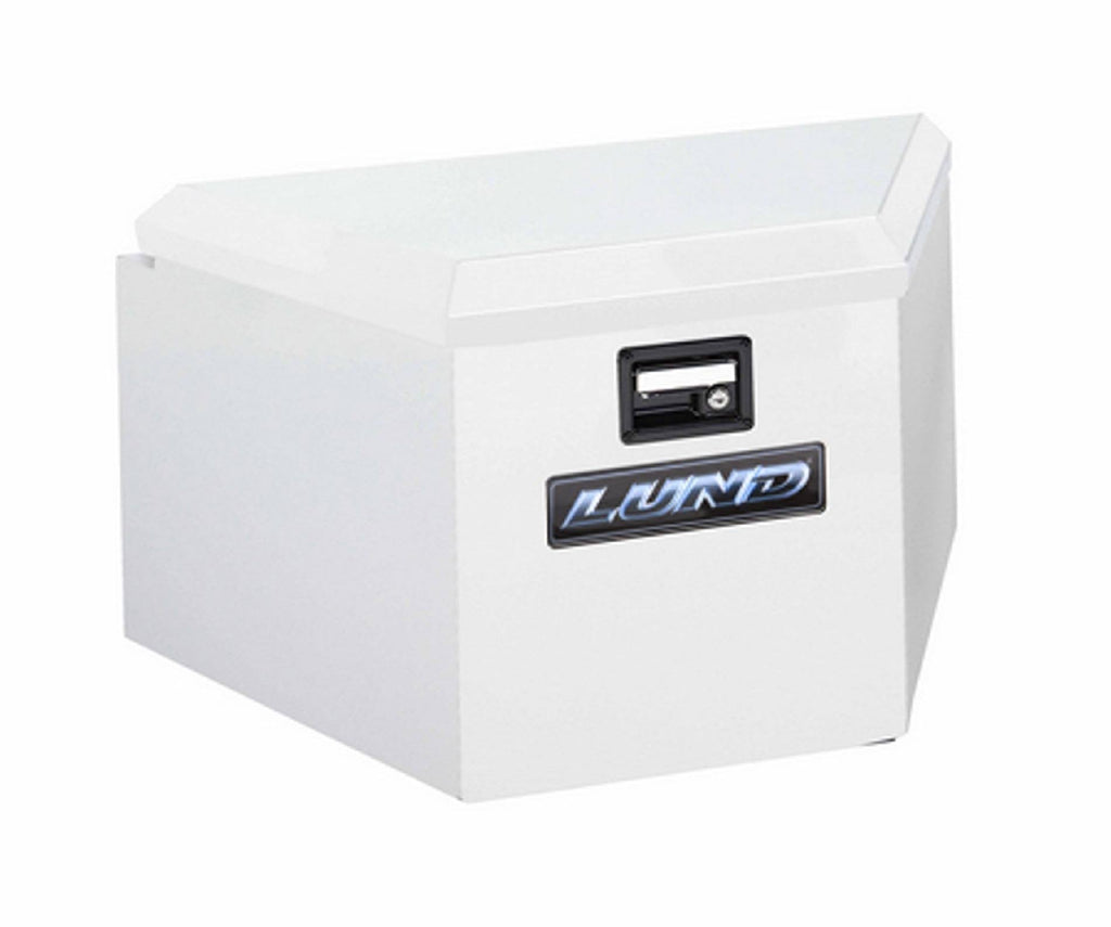 White Aluminum Trailer Tongue Storage Box K65977