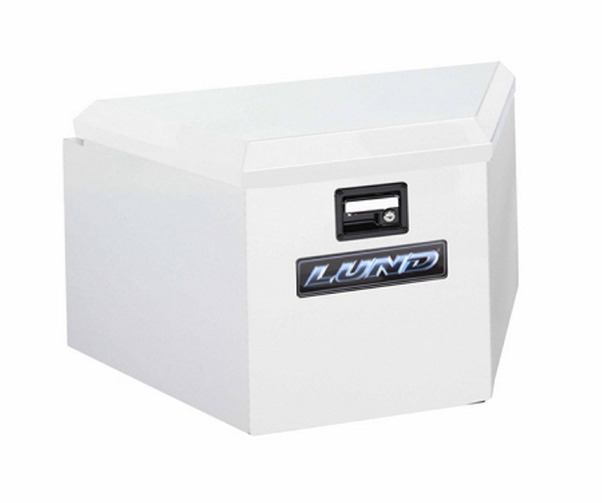 White Aluminum Trailer Tongue Storage Box K65977