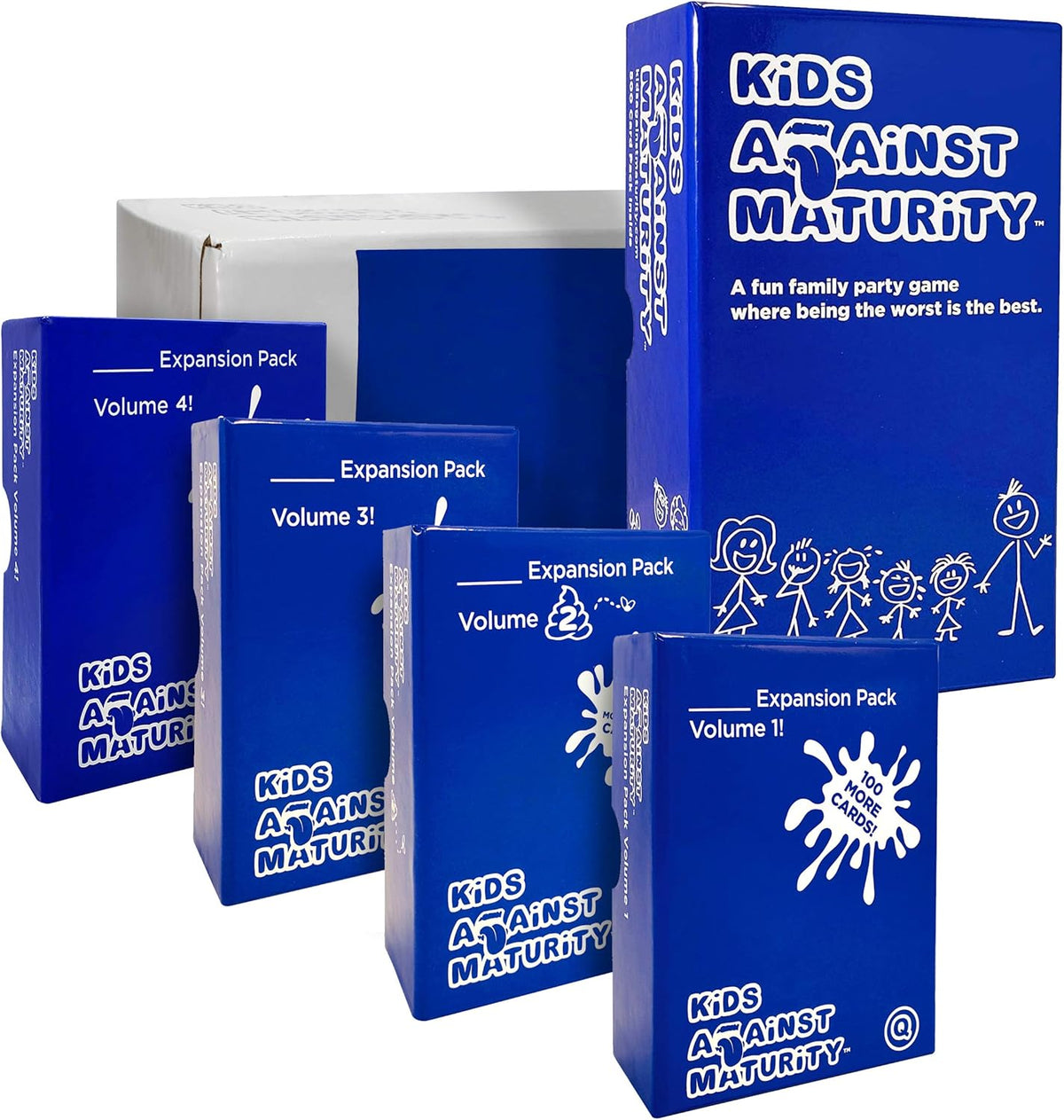 Card Game for Kids and Families, Combo Pack with Expansion #1 #2 #3 and #4 Pack of 2 G527822