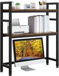 2-Tier Brown Wood Desktop Bookcase E89715