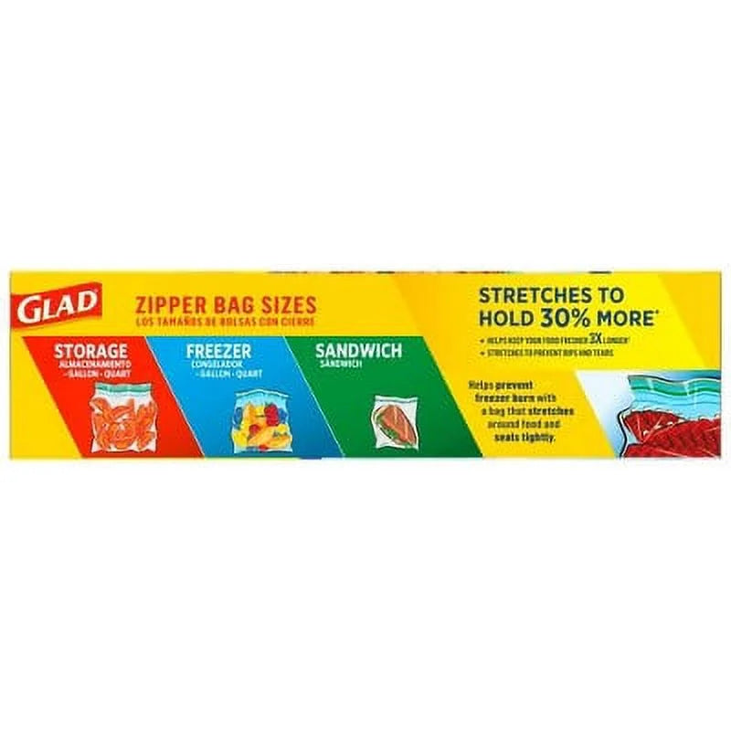 Zipper Freezer Storage Gallon Bags (Pack of 16) N964