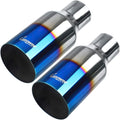 2.5" to 4" 304 Stainless Steel Exhaust Tip Pack of 2 I67734