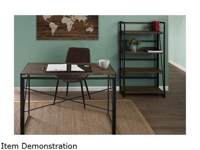 Black Industrial Office Desk H535293