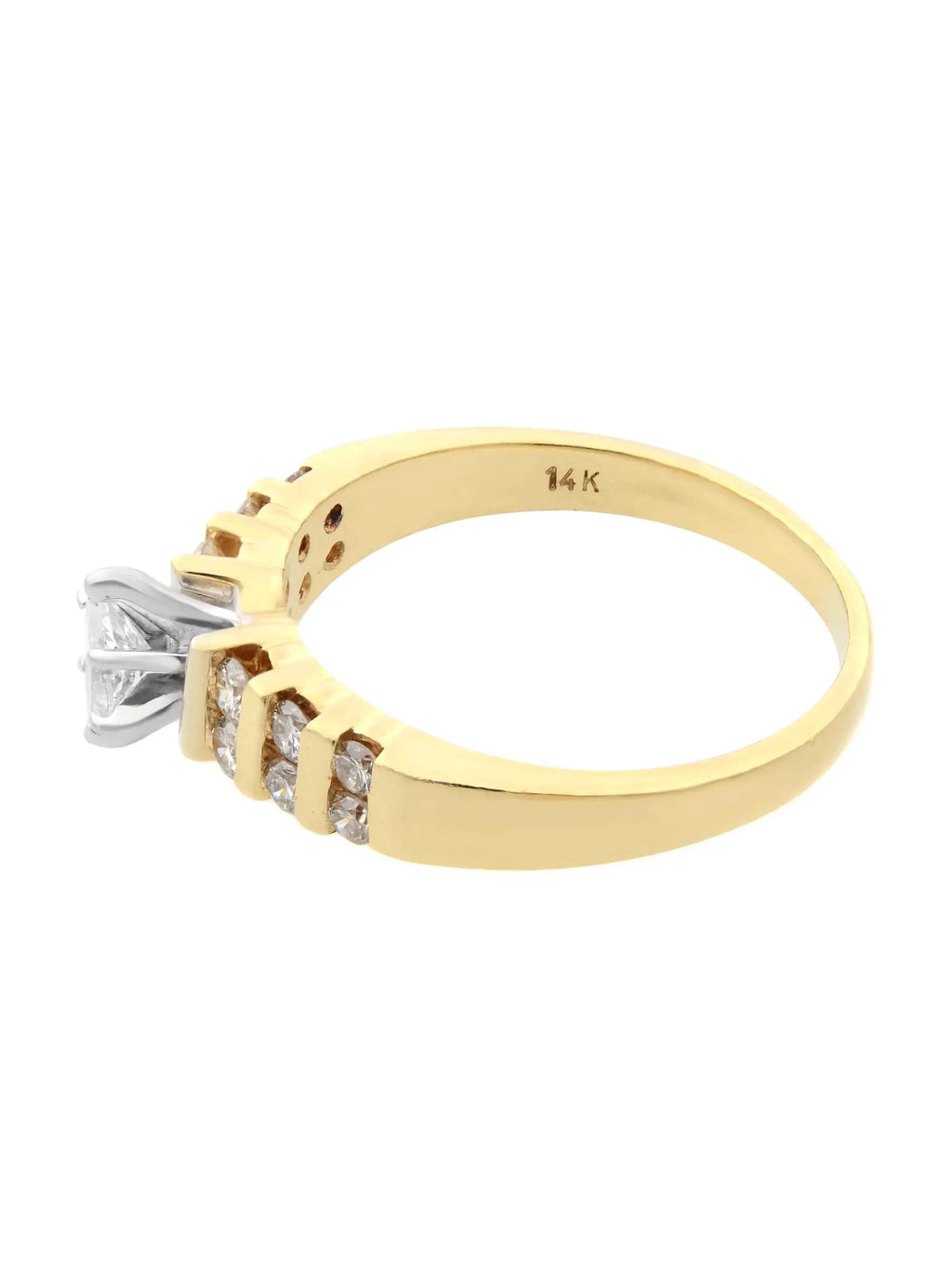 14K Yellow Gold Diamond Engagement Ring S929590