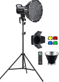 100W 5600K White LED Video Light with Soft Box, Light Stand, Carrying Bag C480