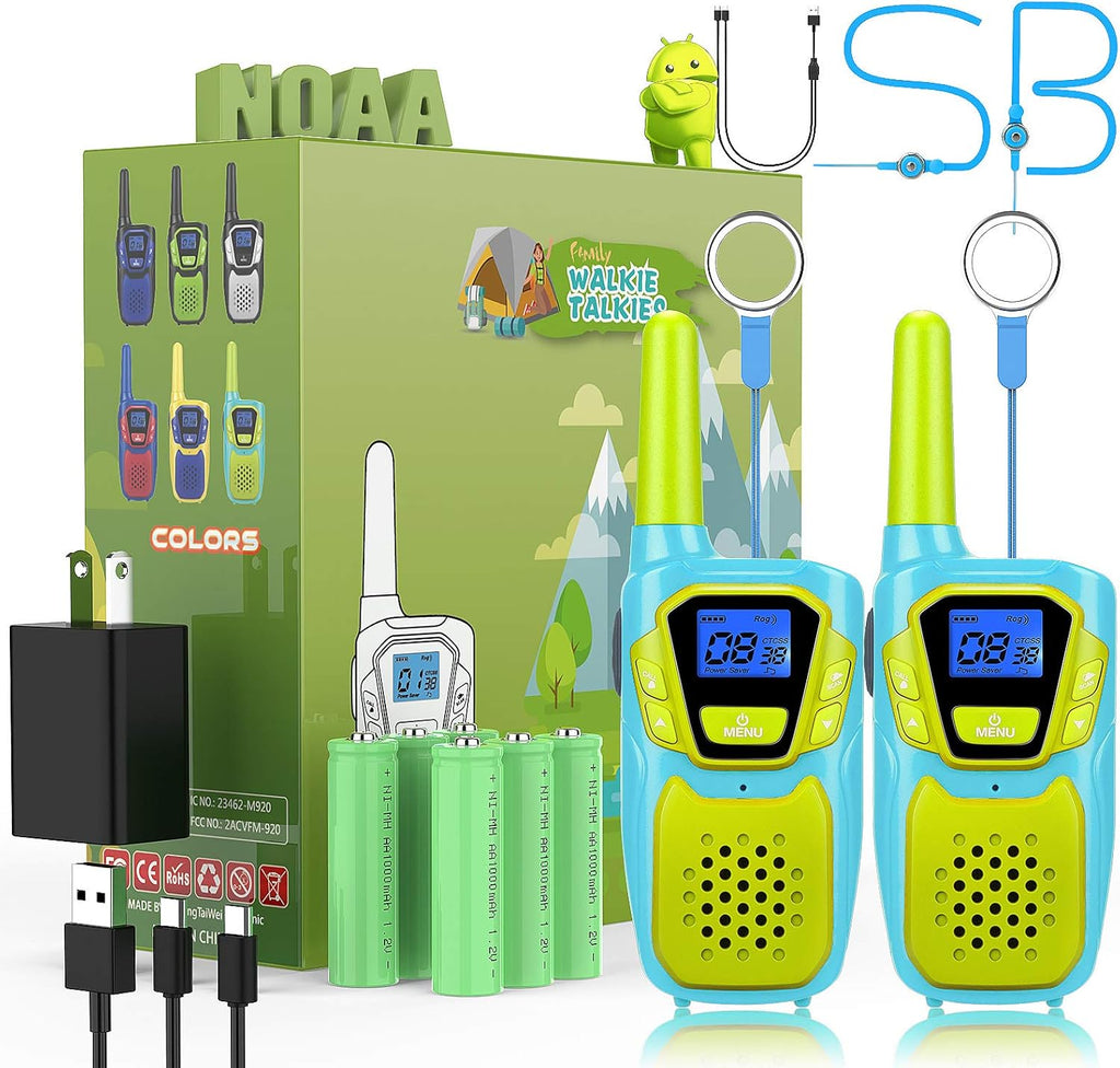3 Walkie Talkies Rechargeable with Charger, Pack of 2 B880541