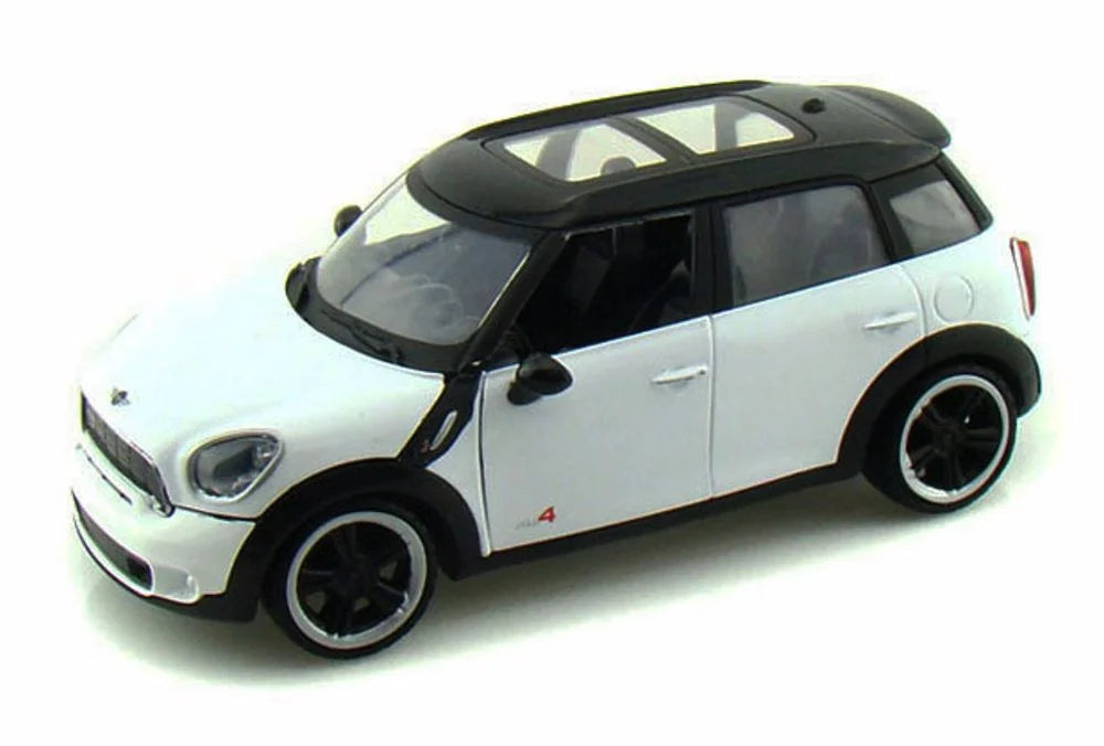 White with Black Roof 1/24 Scale Diecast Car F604