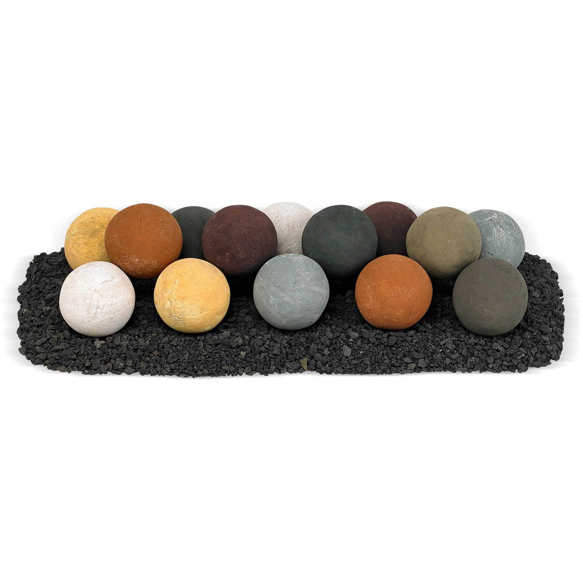 24 x 8 in. Cape Gray Lite Stone Ball Uniform Set F447106
