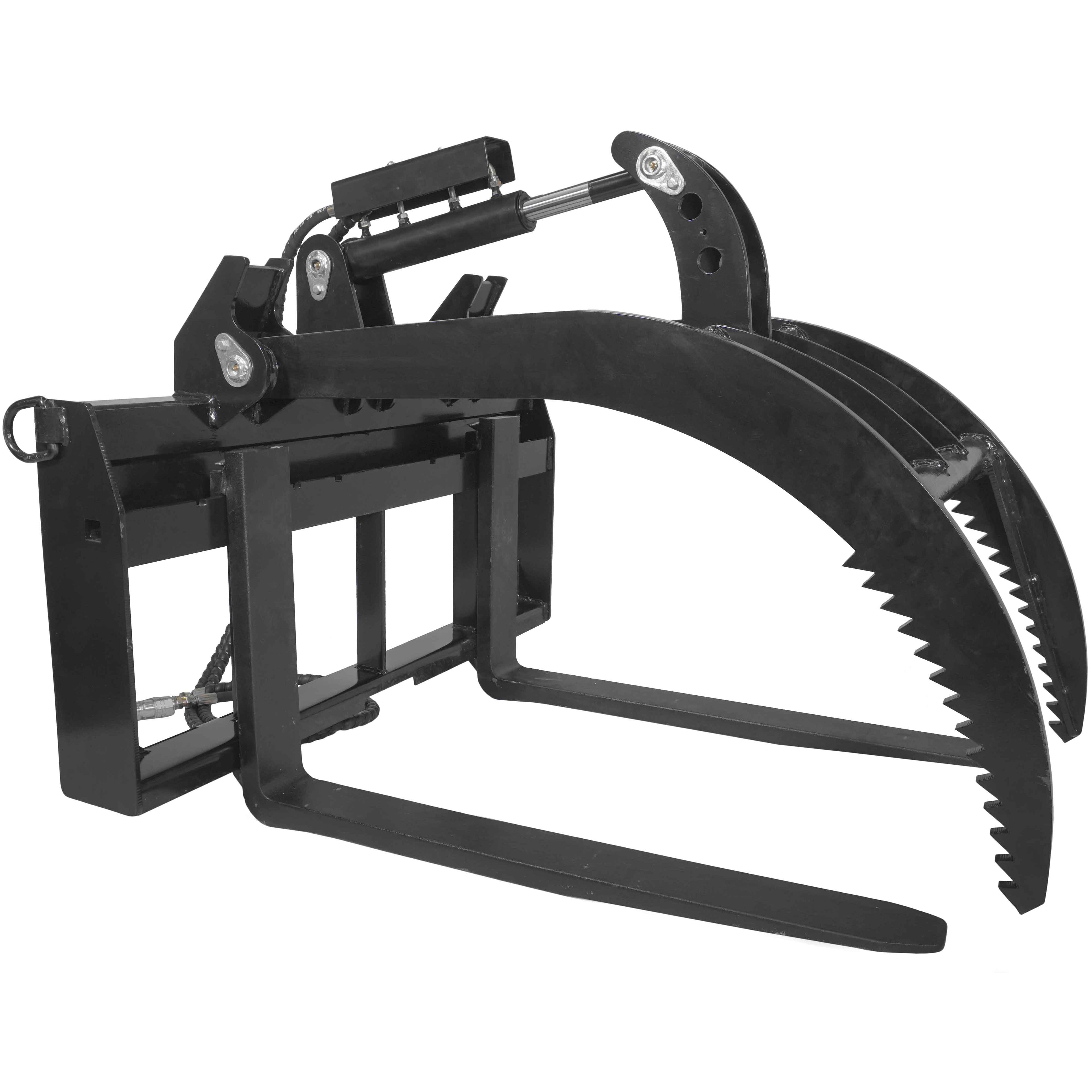 Hydraulic Skid Steer Pallet Fork Grapple Attachment with 36in Fork Blades J166909