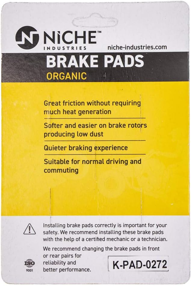 Organic Brake Pad Set Pack of 2 S3185