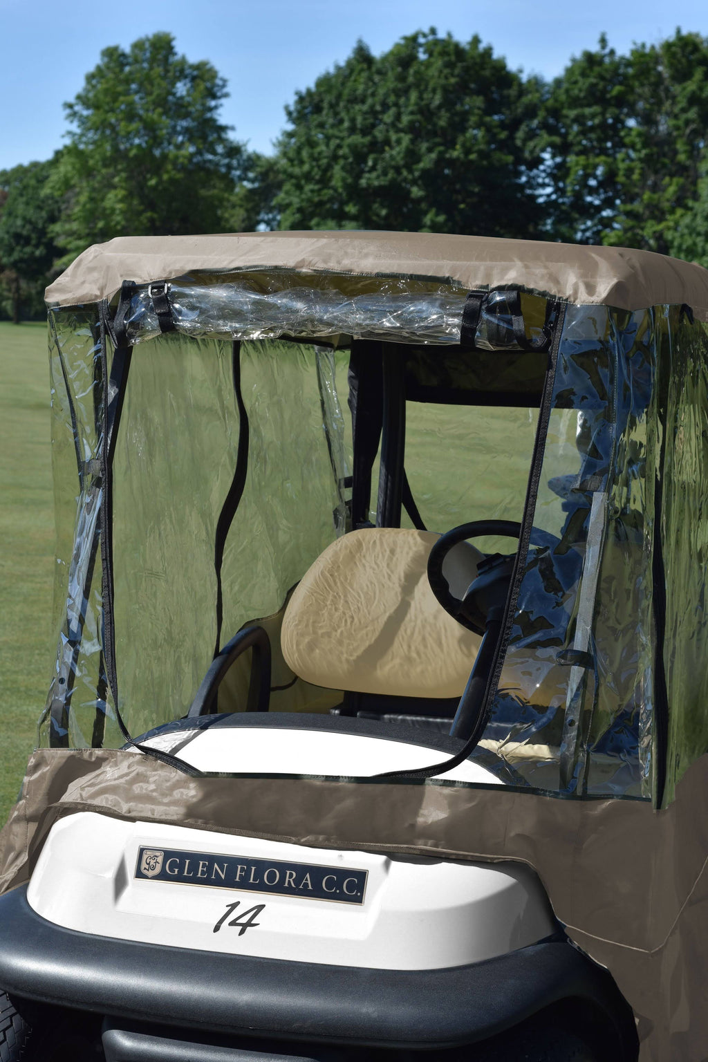 Tan Golf Cart Enclosure T906448