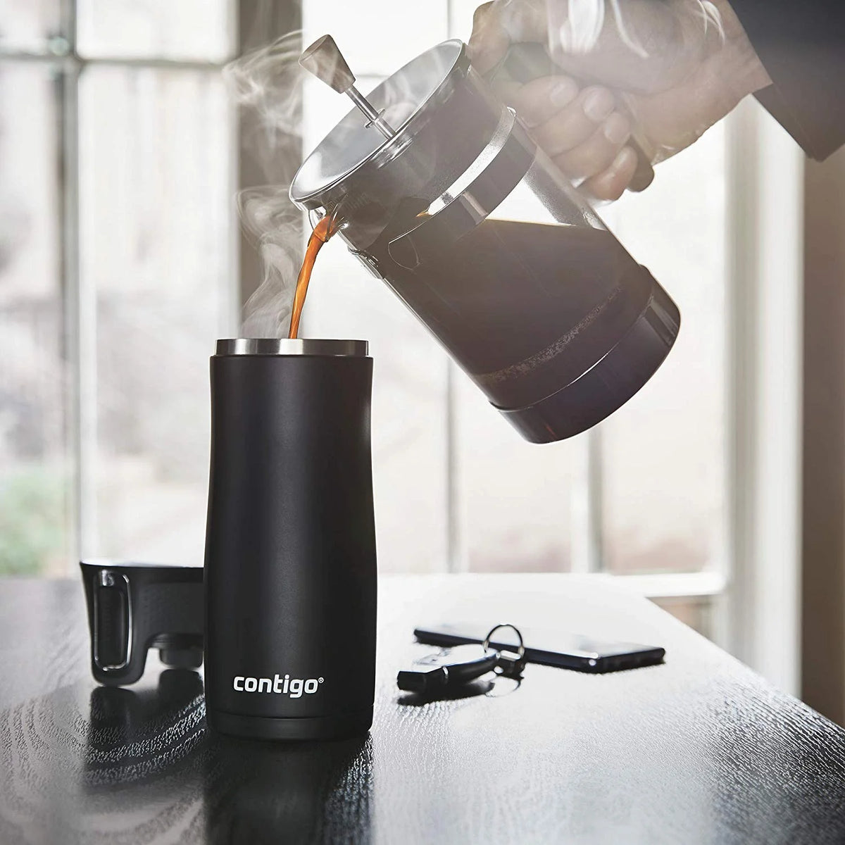 16 oz Autoseal Travel Mug 2 Pack F5046