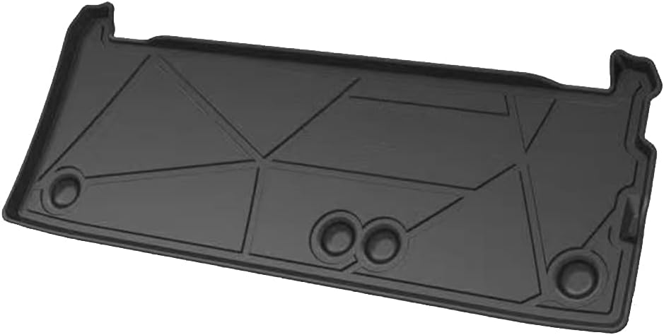 Black Rubber Rear Cargo Liner for 2021 2022 Toyota Sienna, Pack of 2 X7074