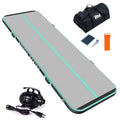 C-Green 13ft 4in Inflatable Air Tumble Track Gymnastics Tumbling Mat with Electric Air Pump H677