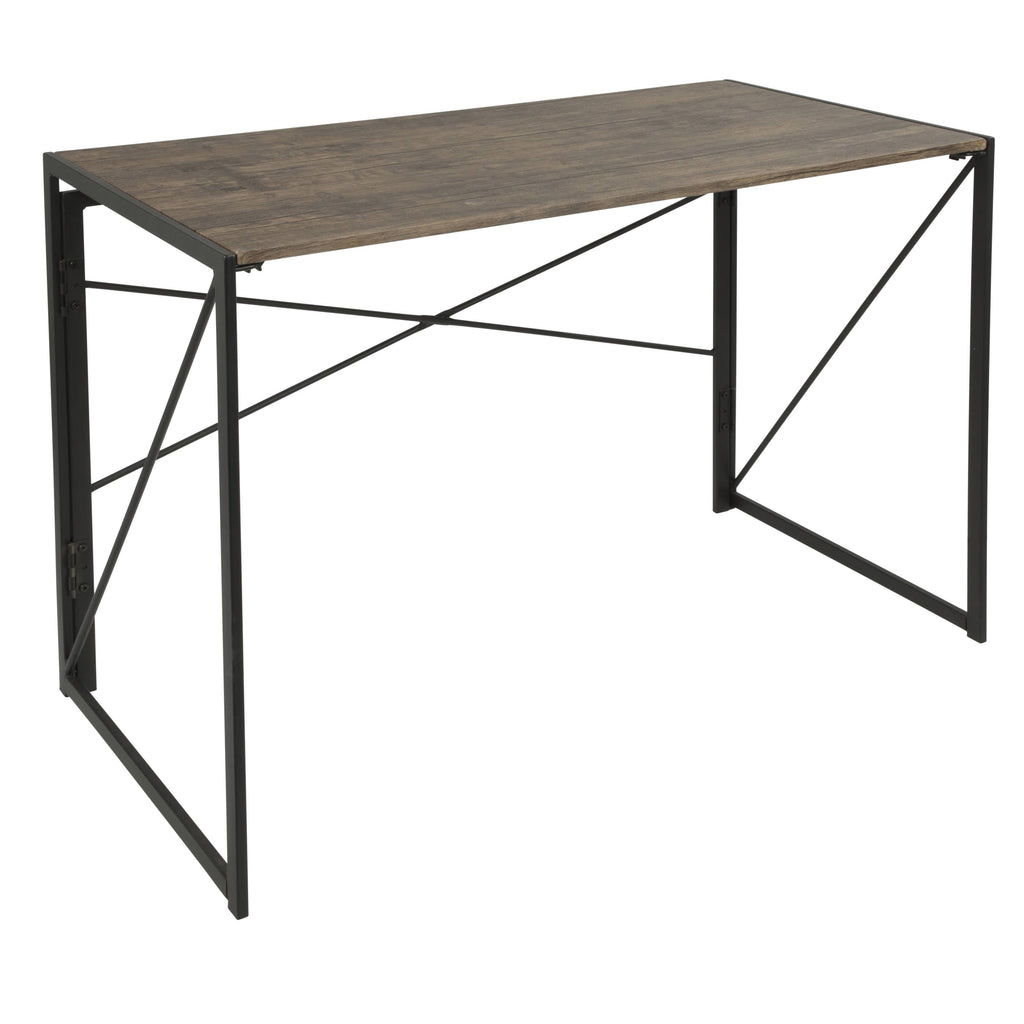 Black Industrial Office Desk H535293