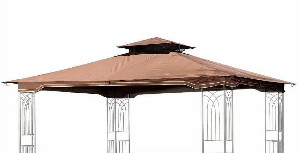 Brown Replacement Gazebo Canopy for 10 x 12 Patio Gazebo E101