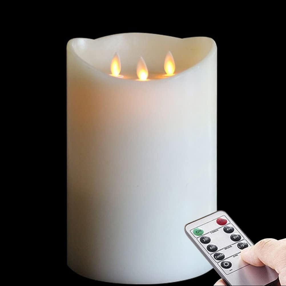 Ivory 3-Wicks Decorative Candle I827129