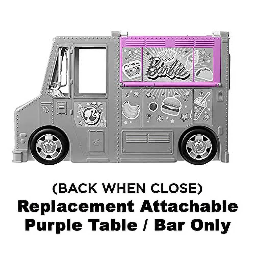 Purple Table / Bar Replacement Part for Doll Foodtruck Playset W255