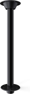 Recessed Mount Table Leg System for RV or Boat, Black w/ Aluminum Floor Base, 29", Pack of 2 Q1306