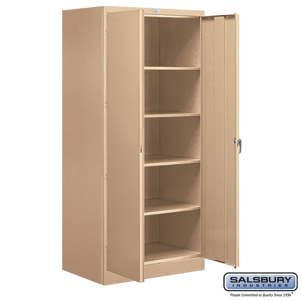 Tan Storage Cabinet S702665