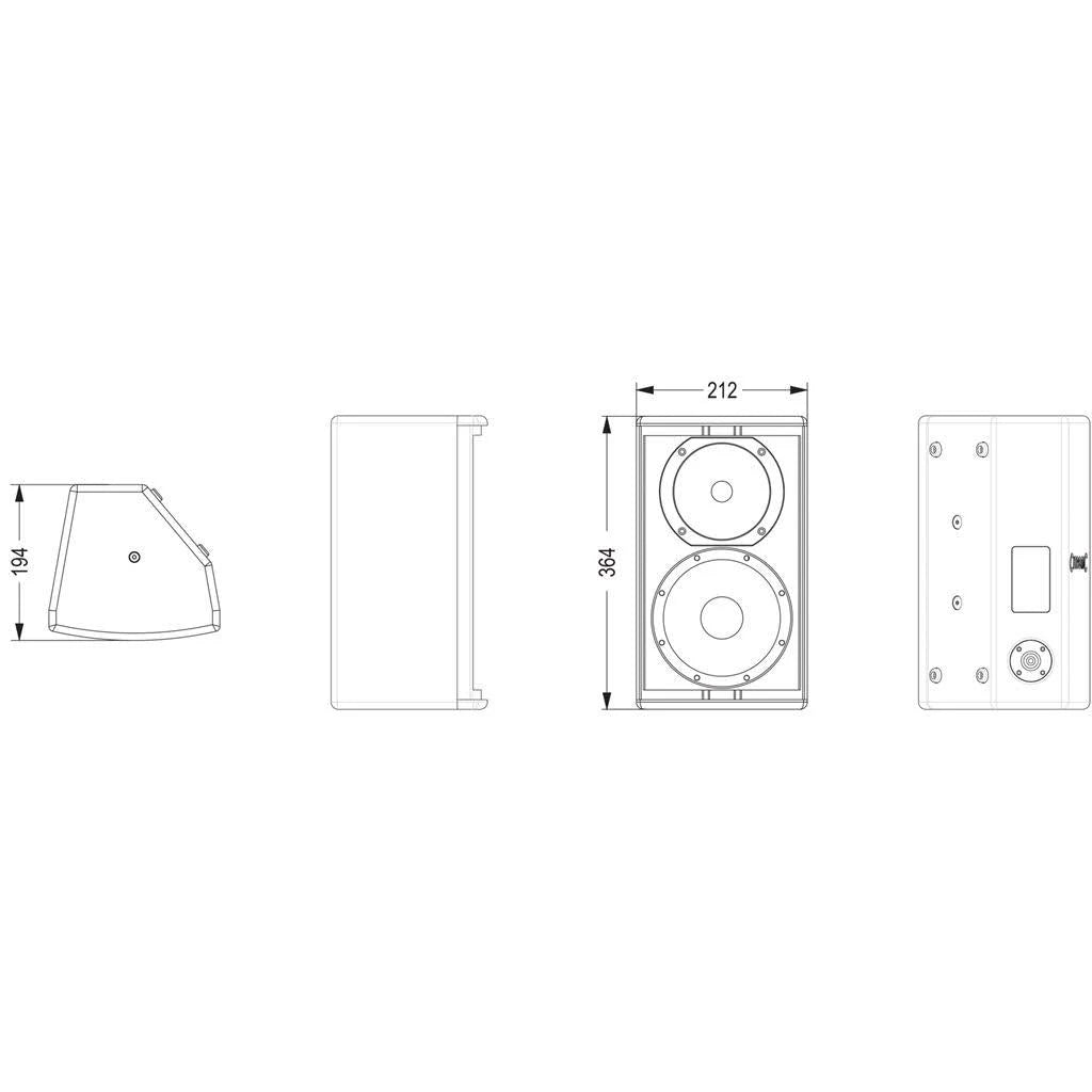 80W Pair Speakers H300