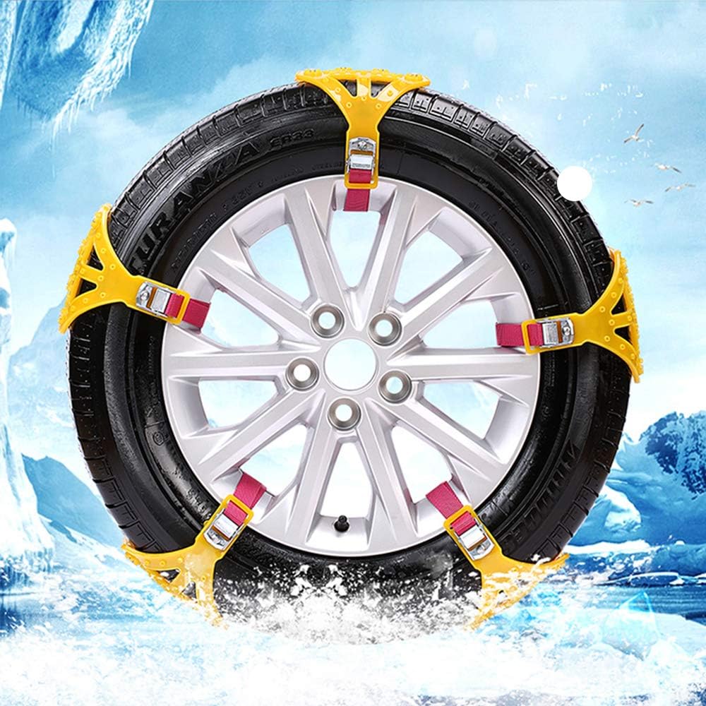 10Pcs Anti-Skid Universal Snow Chains for Tyres R409610