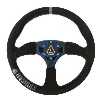 Suede Steering Wheel Blue M984331
