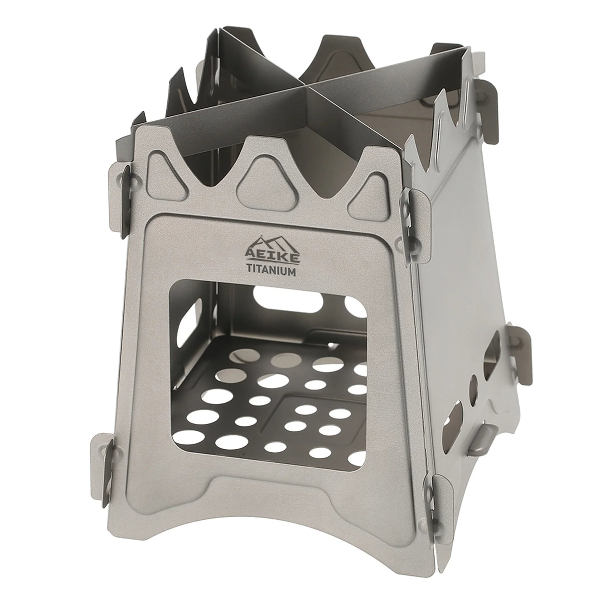 Titanium Wood Burning Backpacking Stove for Cooking V74083