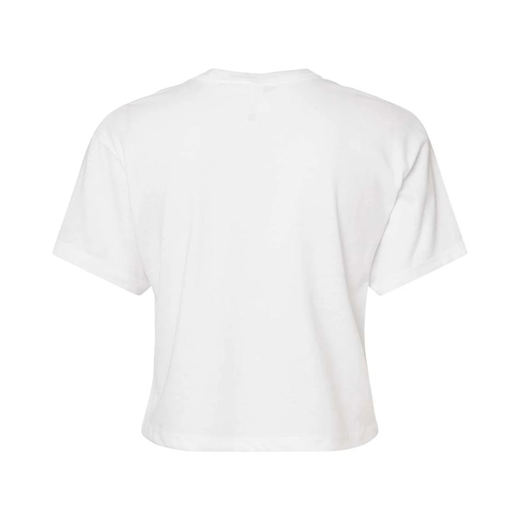 Juniors Cropped Cotton Blend T-Shirt X896