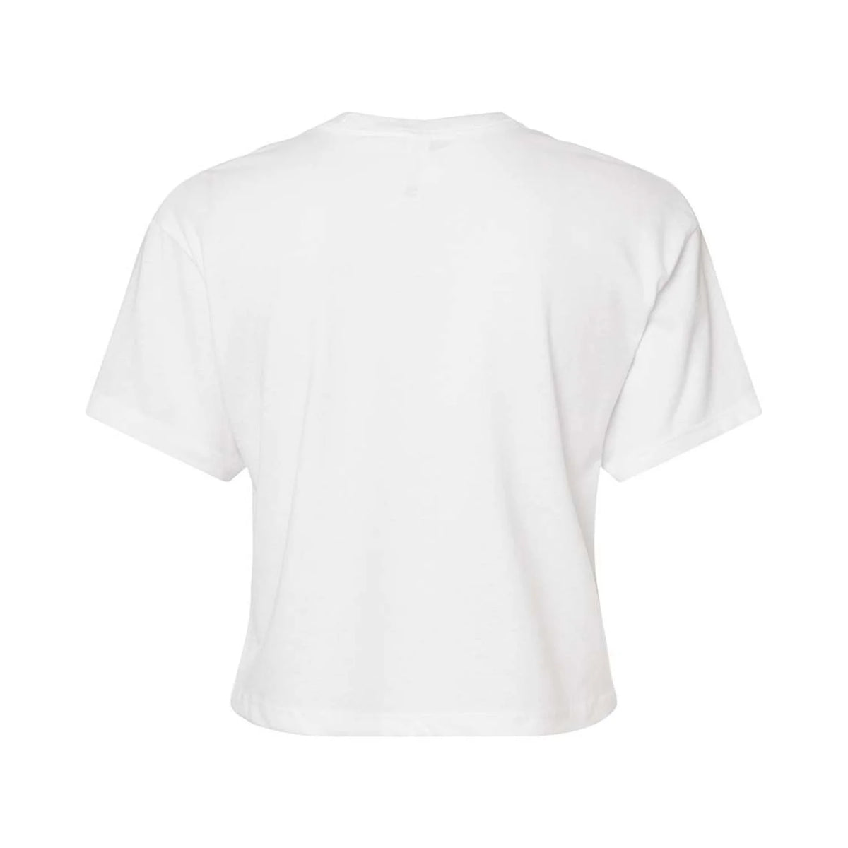 Juniors Cropped Cotton Blend T-Shirt X896
