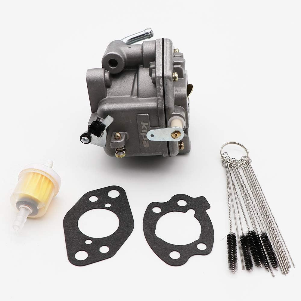 Carburetor with Carbon Dirt Jet Cleaner Tool Kit & Fuel Filter Mounting Gasket Pack of 2 V877779