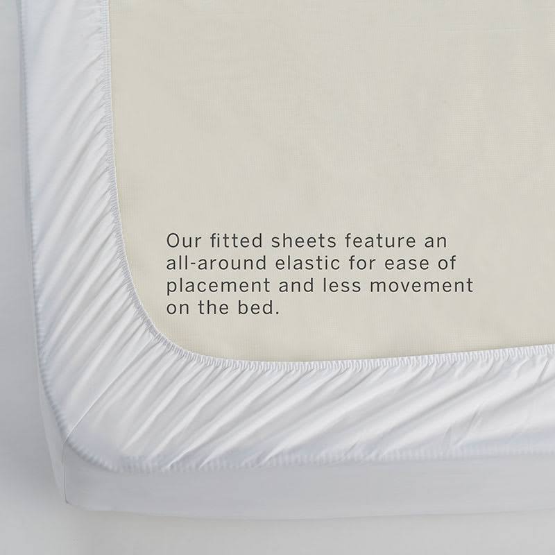 Supima Cotton Sateen Fitted Sheet, Sterling Gray, California King H313
