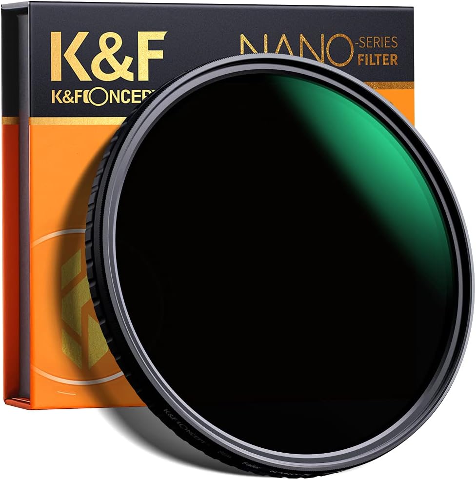 62mm Variable ND Filter ND8-ND128 (3-7 Stop) VND Filter Pack of 2 X258237