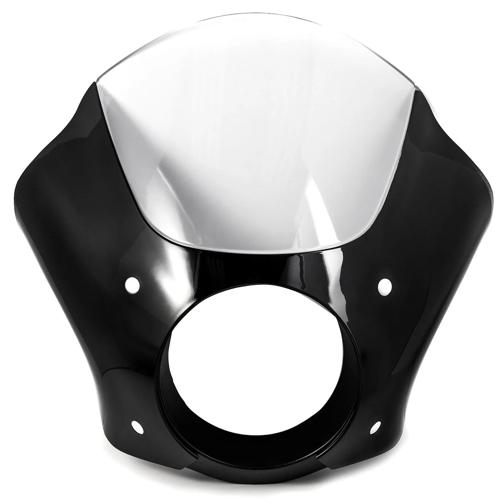 Black Quarter Fairing Windshield Kit with Fork Mounting Hardware R57662