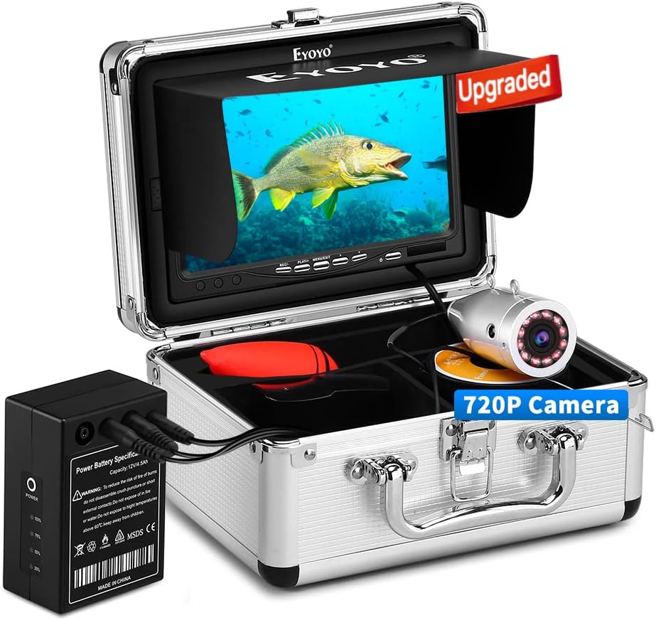 Underwater Fishing Camera with 9 inch Screen and DVR Function O7687