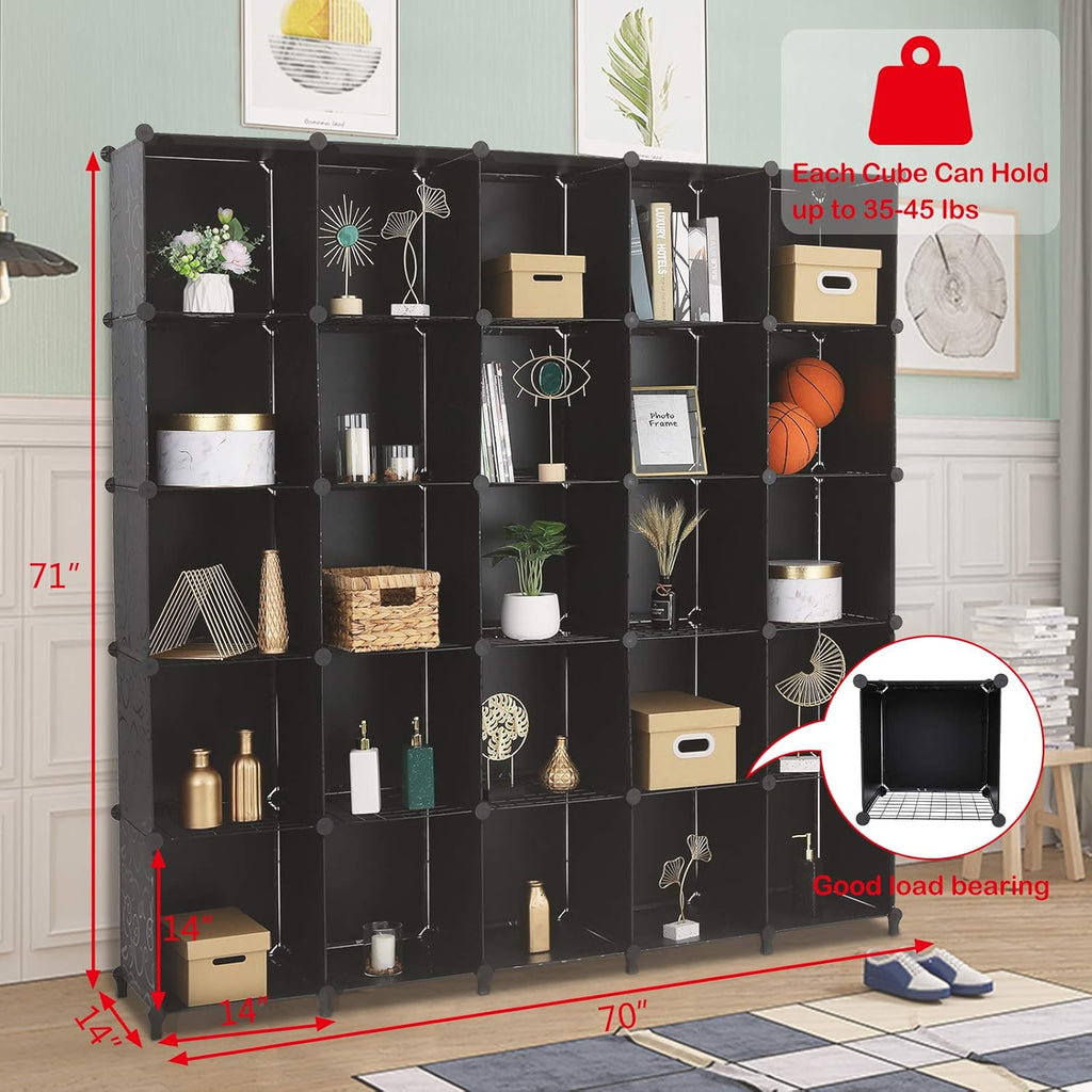 25 Cube Storage Organizer Shelves U5768