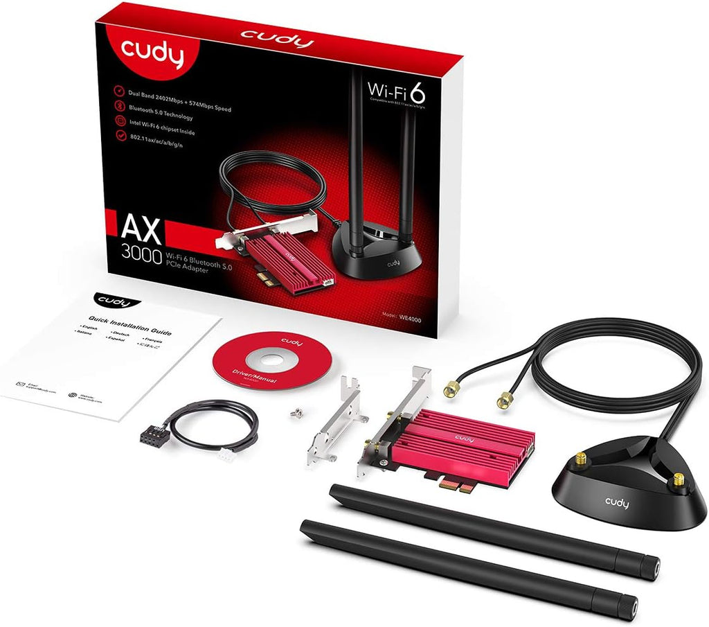 AX3000 WiFi 6 PCIe Card with Bluetooth 5.0 Z48188