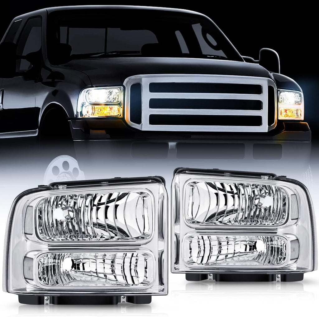 Black Housing Clear Lens Headlight Assembly Replacement L364