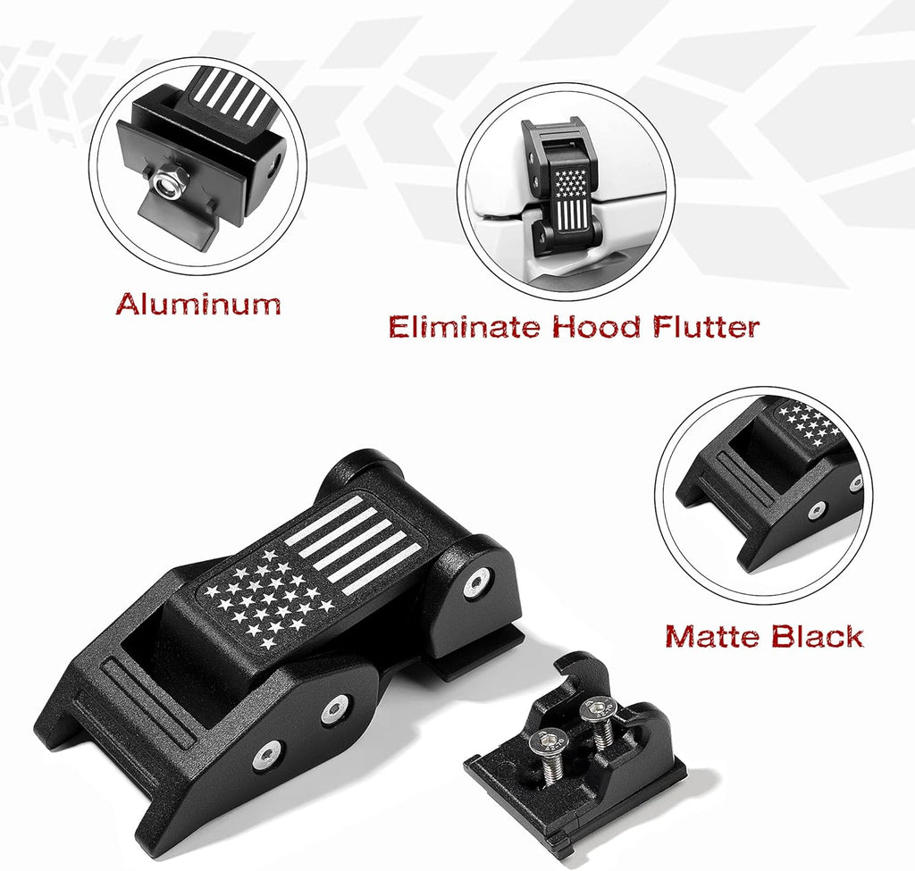Hood Latches Aluminum Hood Catch (1 Pair) K984