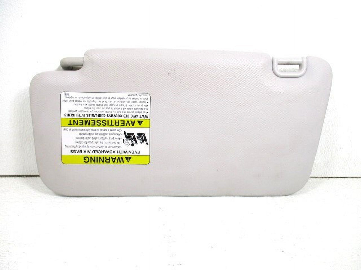 Passenger RH Gray Sun Visor Shade U9314