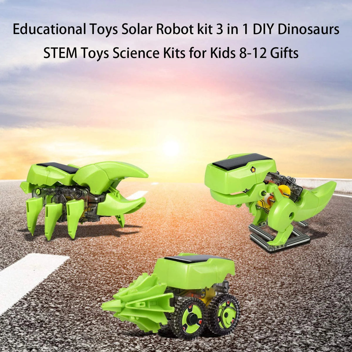 Solar Robot Kit 3-in-1 STEM Projects Robot Kit P922