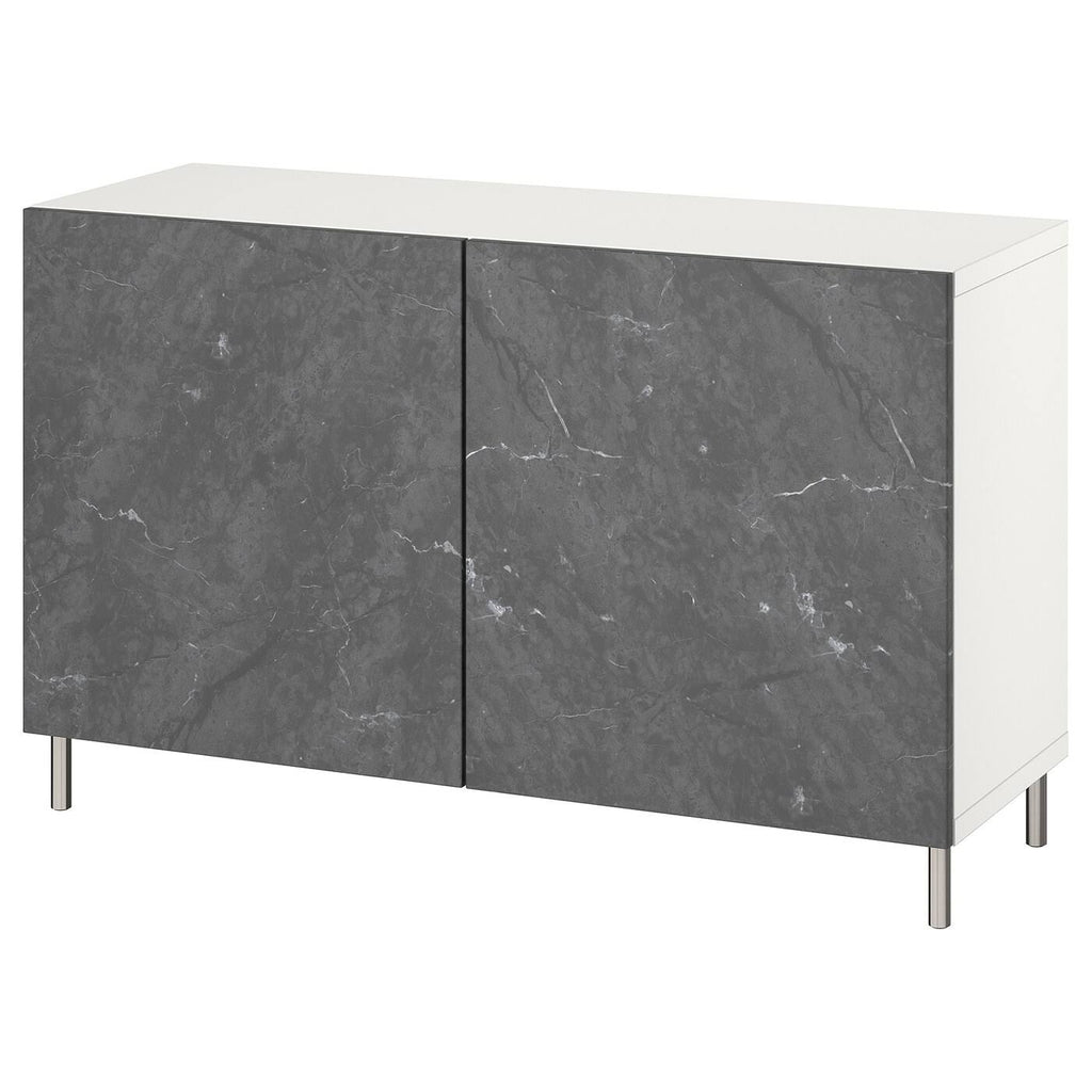 White Storage Combination with Doors B418209