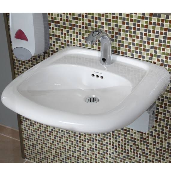 White Bathroom Sink V61221