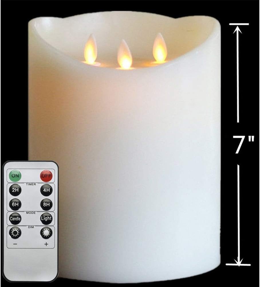 Ivory 3-Wicks Decorative Candle I827129